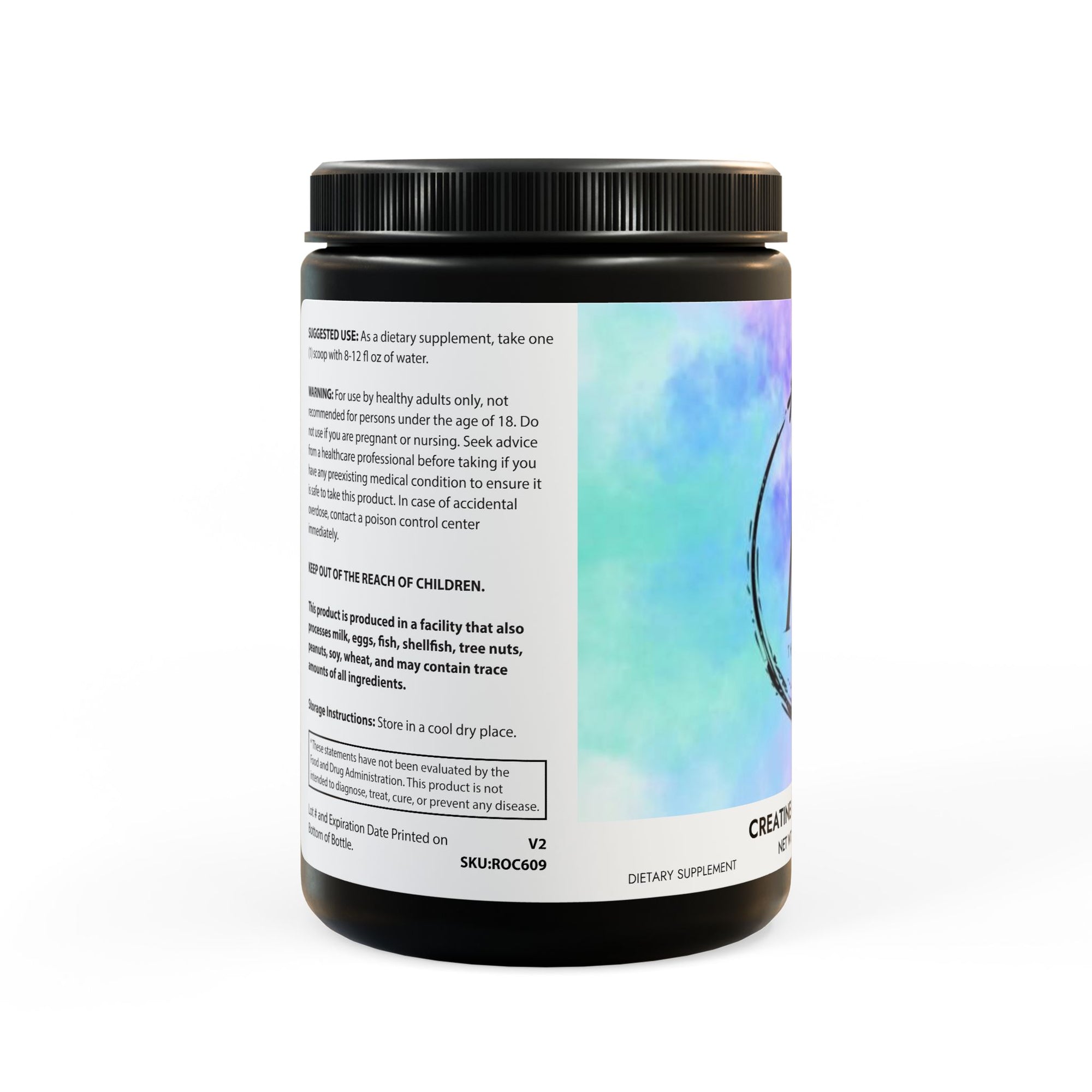 Creatine Monohydrate Supplement (300g, 10.58oz)