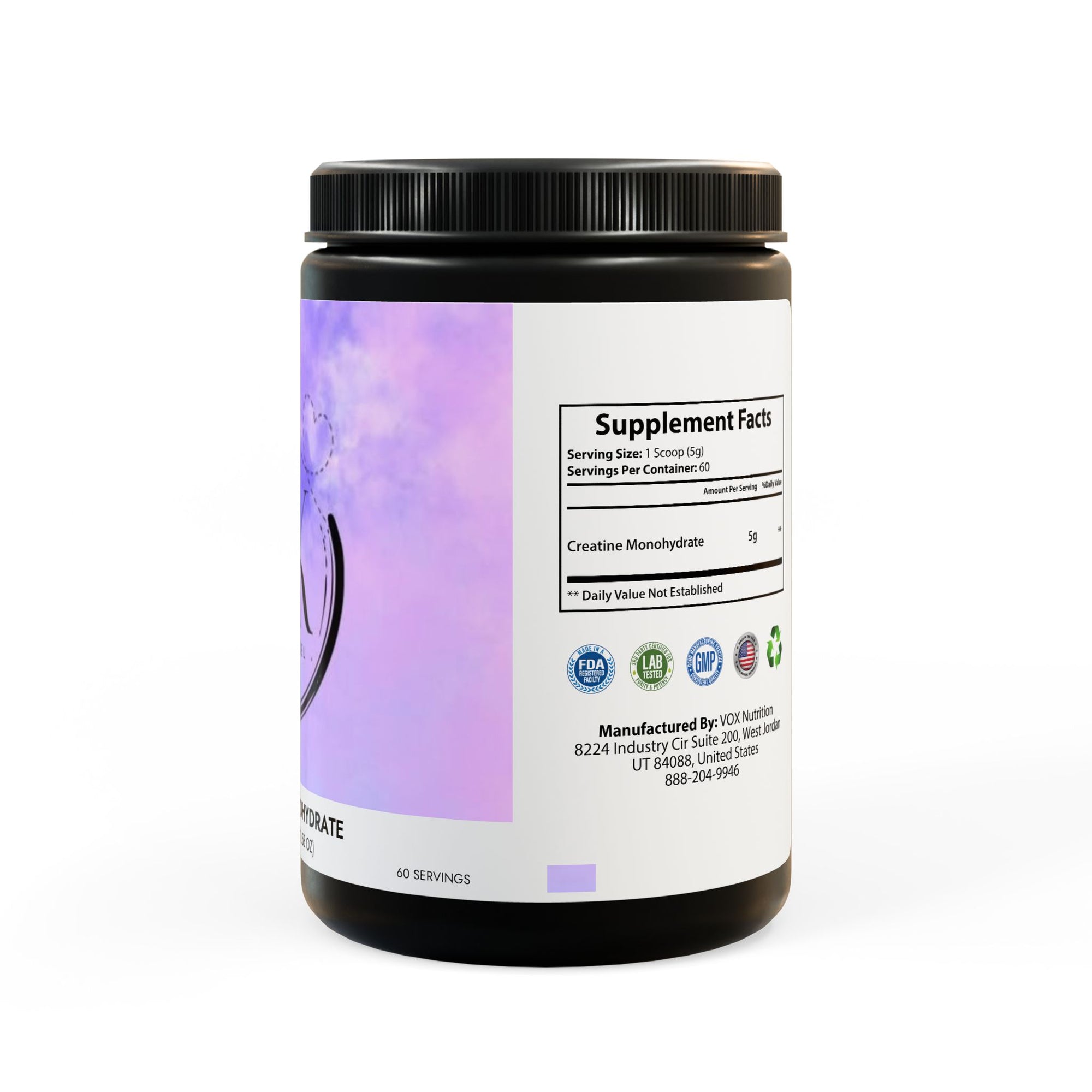 Creatine Monohydrate Supplement (300g, 10.58oz)