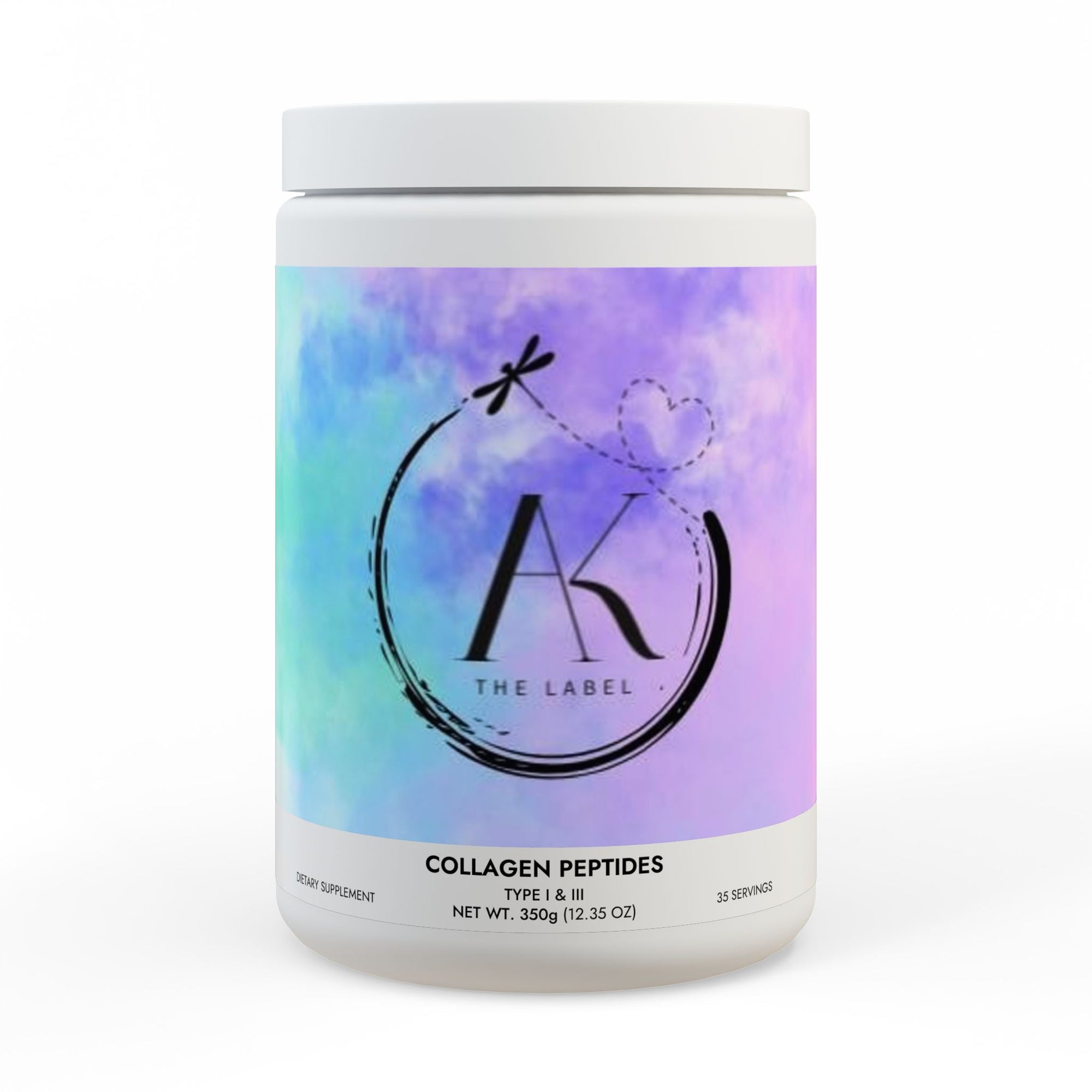 Collagen Peptides Type I & III Supplement (350g, 12.3oz)